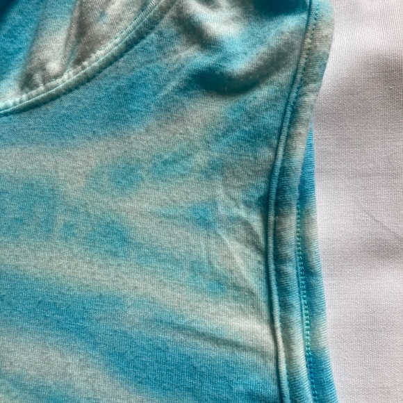 Pre-owned Ivory Ella  LAND & SKY SWIRL TIE DYE OVERSIZED Tank top L - Picture 11 of 11